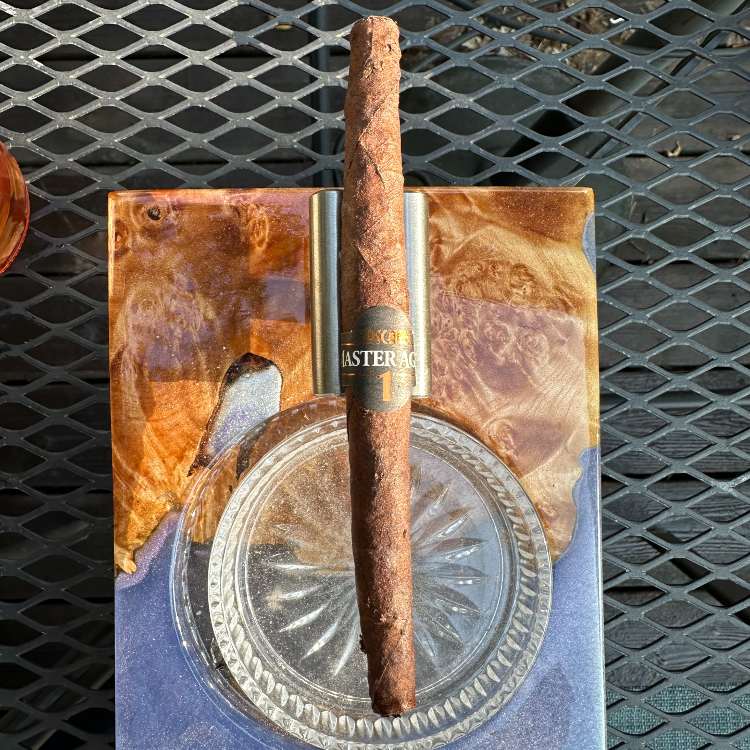 Toscano Master Aged Cigar On Ashtray