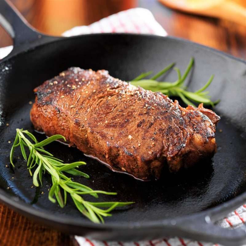 How to cook a Steak in a Cast Iron Skillet