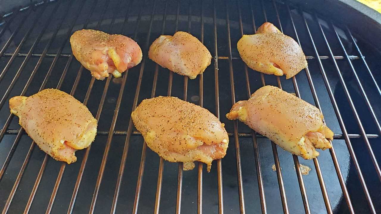 chicken thighs in pellet grill