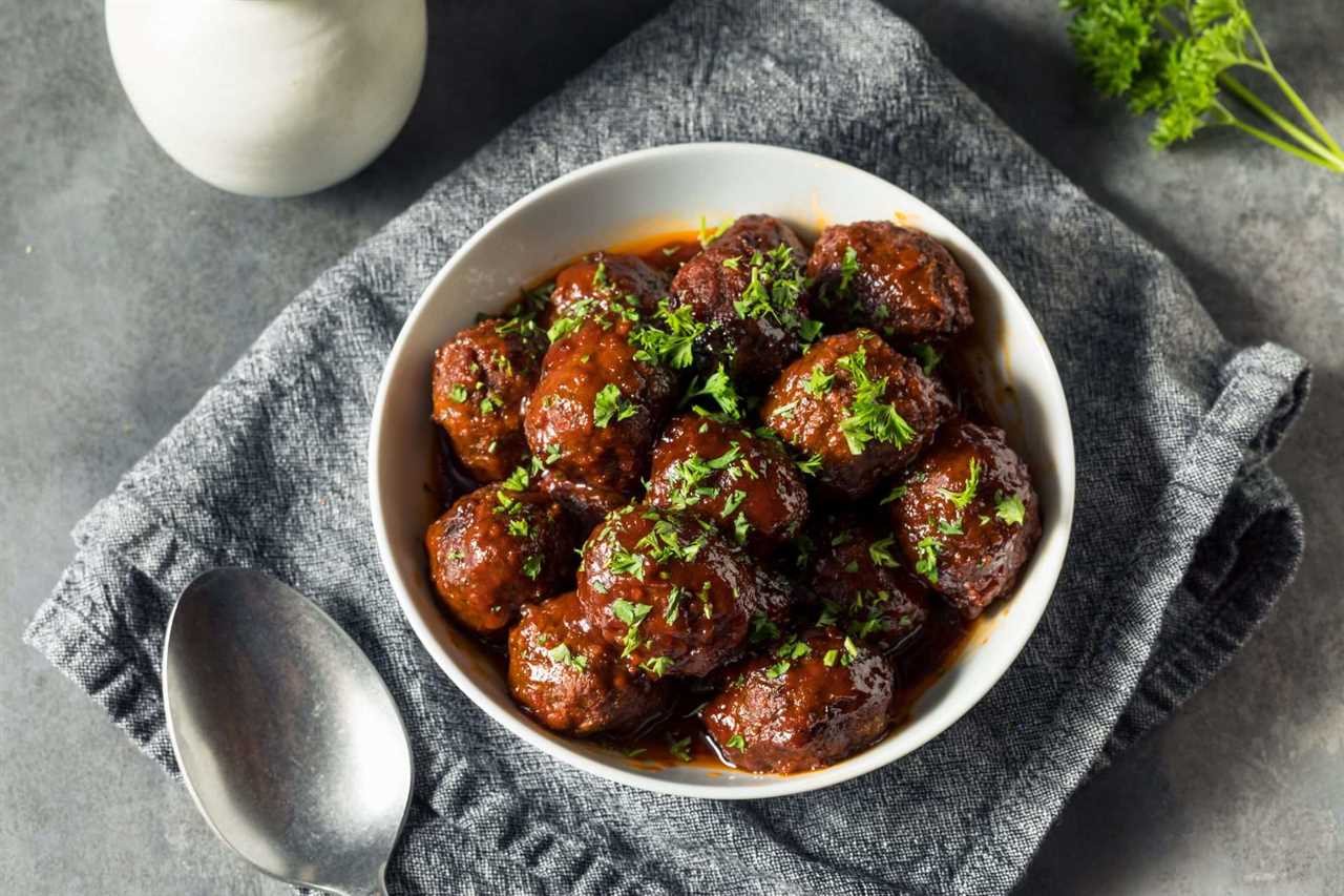 BBQ meatballs