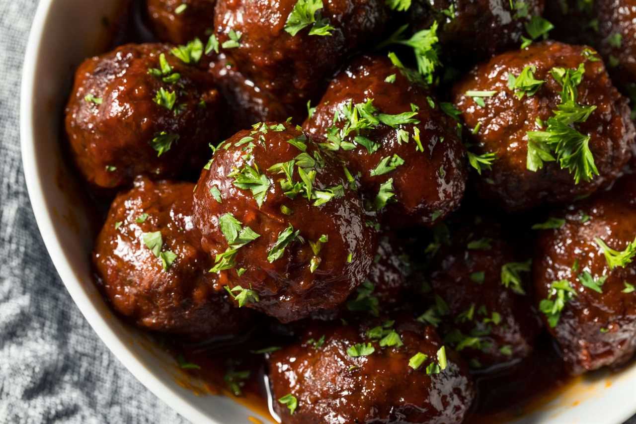 Smoked BBQ Meatballs