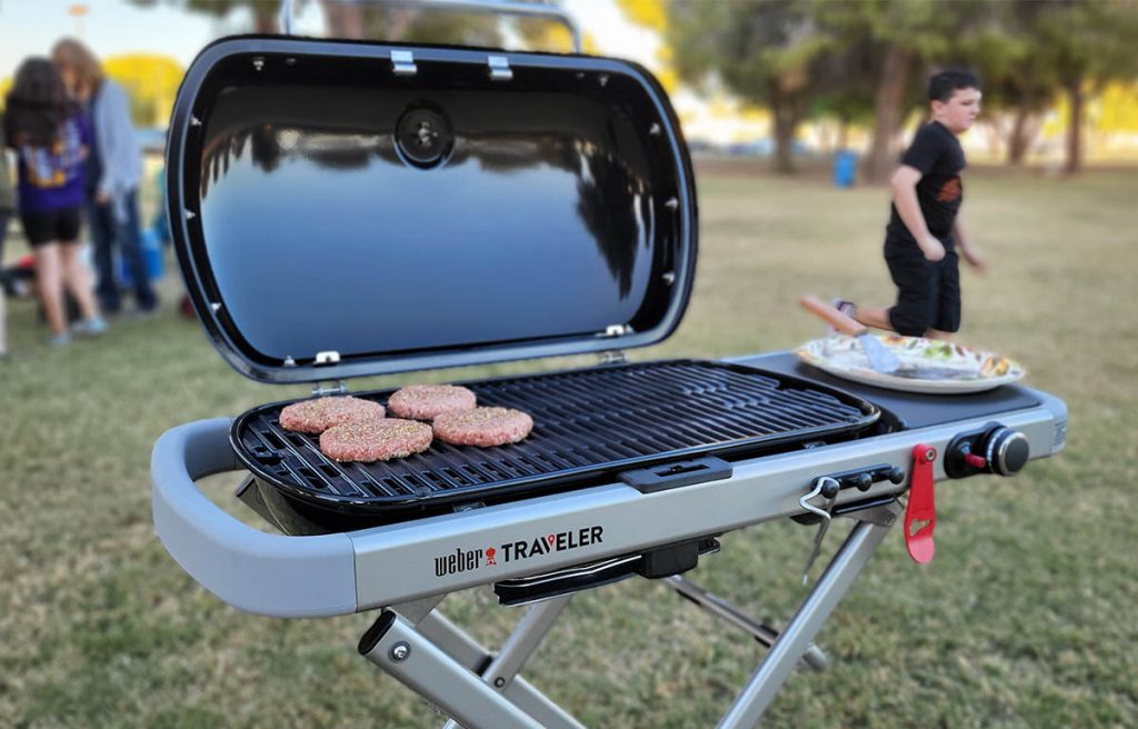 weber traveler portable gas grill