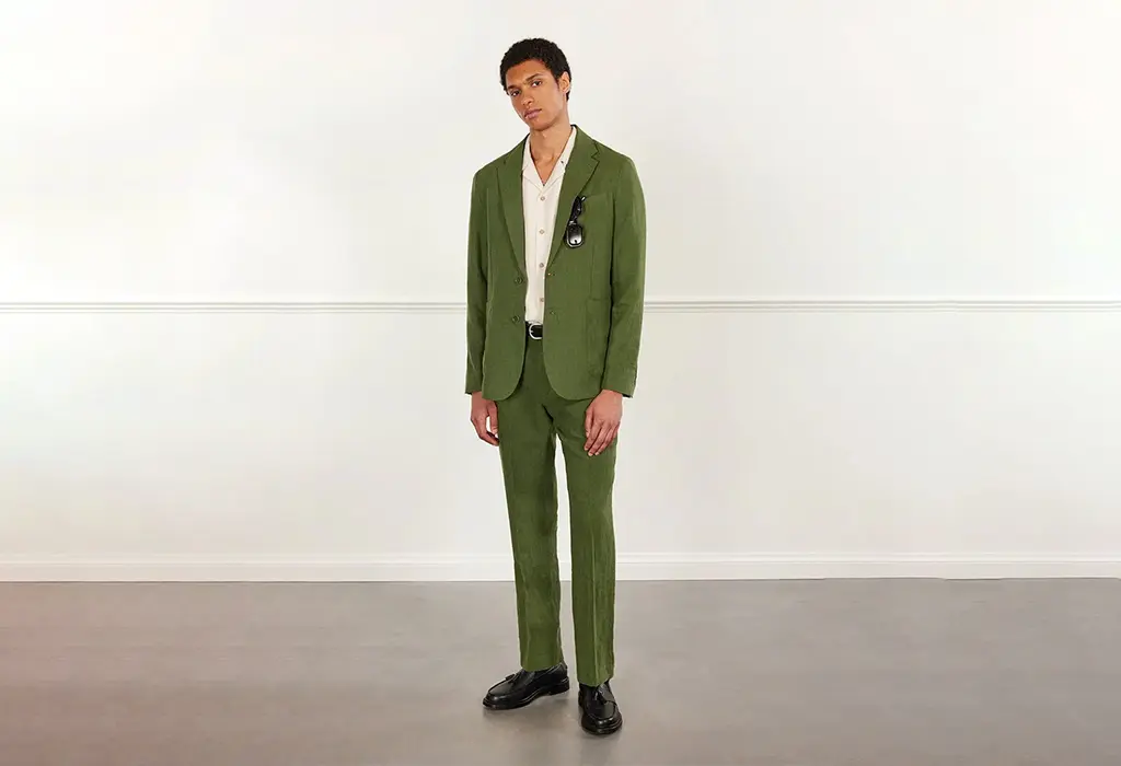 Tailored Linen Suit by Percival