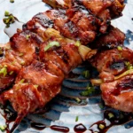 BBQ Chicken Skewers with Sweet BBQ Sauce