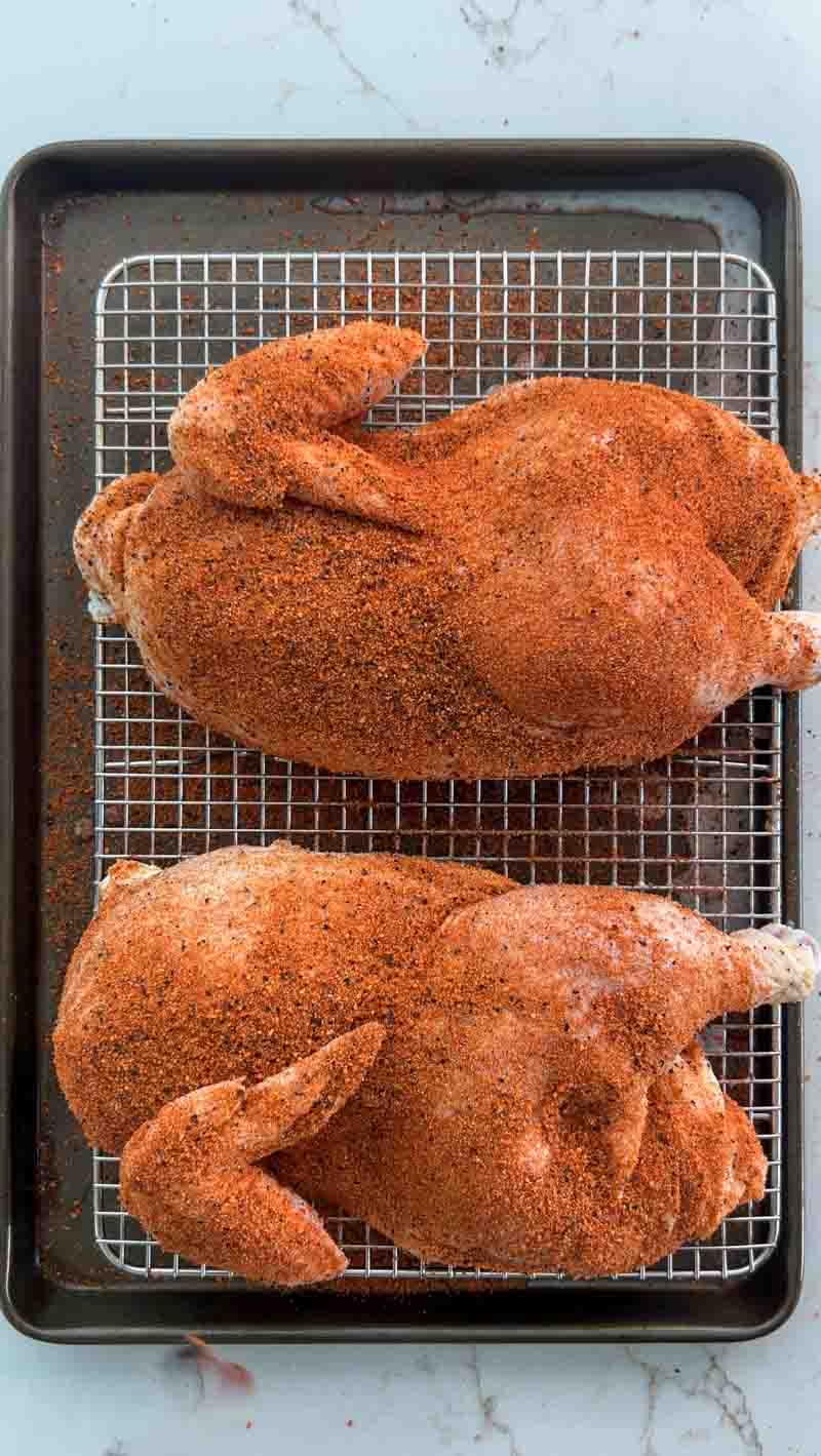 Big Green Egg Smoked Chicken with White Sauce