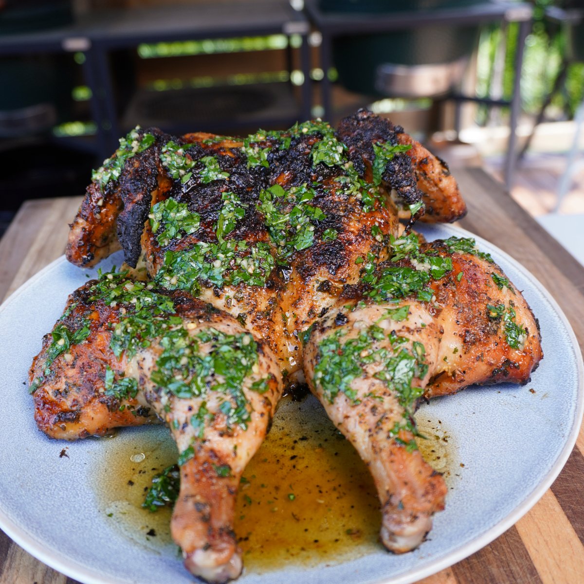 Chimichurri Spatchcock Chicken