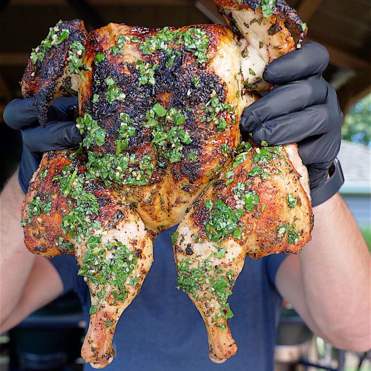 Chimichurri Spatchcock Chicken