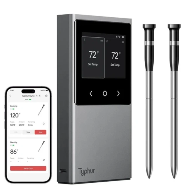Sync WiFi Wireless Meat Thermometer Digital  
