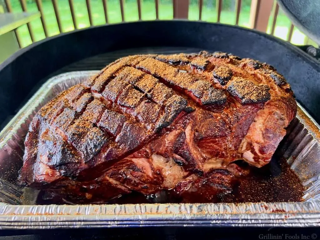 Injected and Smoked Pork Butt