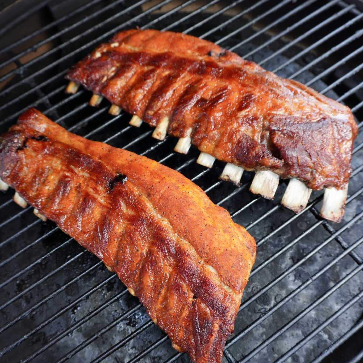 Ribs with Huckleberry BBQ Sauce