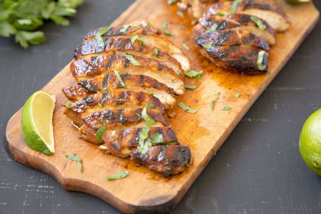 Grilled Chipotle-Lime Chicken Breasts