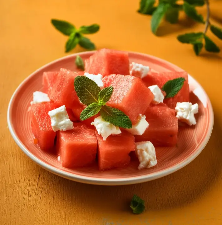 Watermelon Mint Salad with Feta