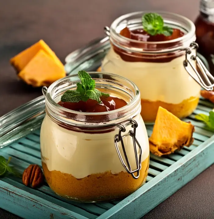 Mason Jar Cheesecakes