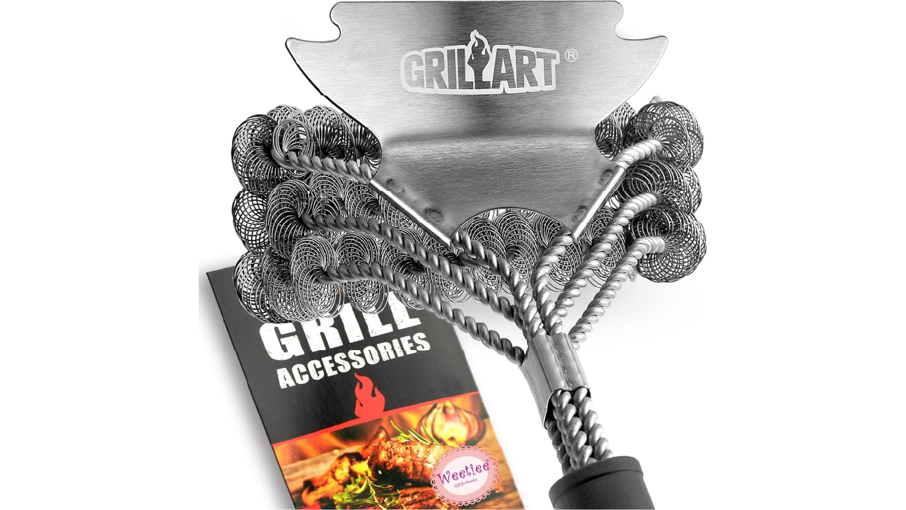 GRILLART Grill Brush and Scraper Bristle Free