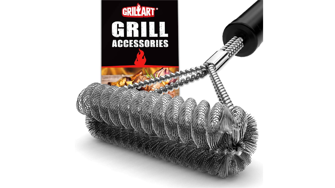 GRILLART Grill Brush Bristle Free & Wire Combined BBQ Grill Brushes