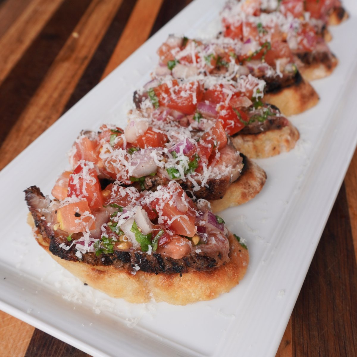 Grilled Steak Bruschetta