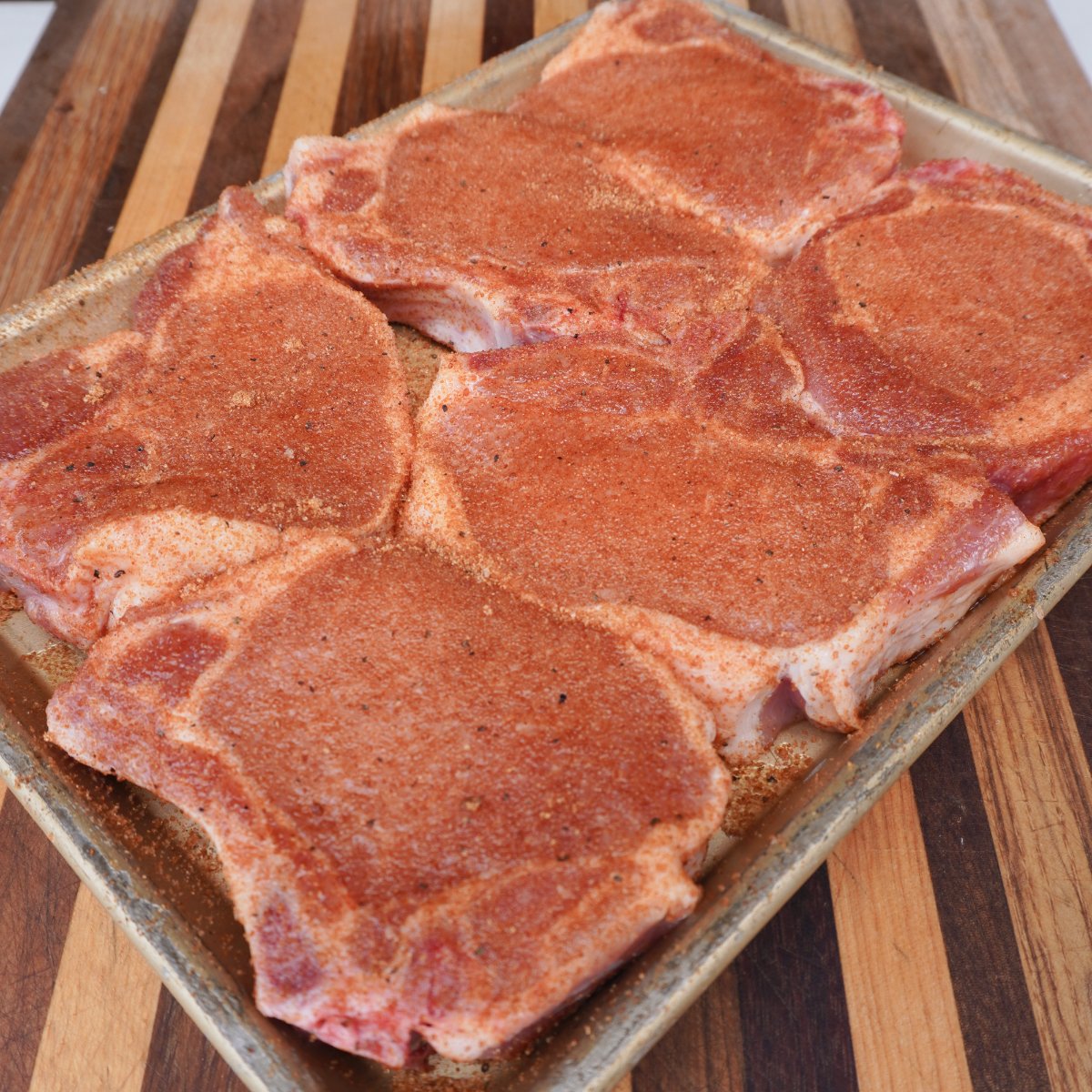 Peach and Bourbon Pork Chops