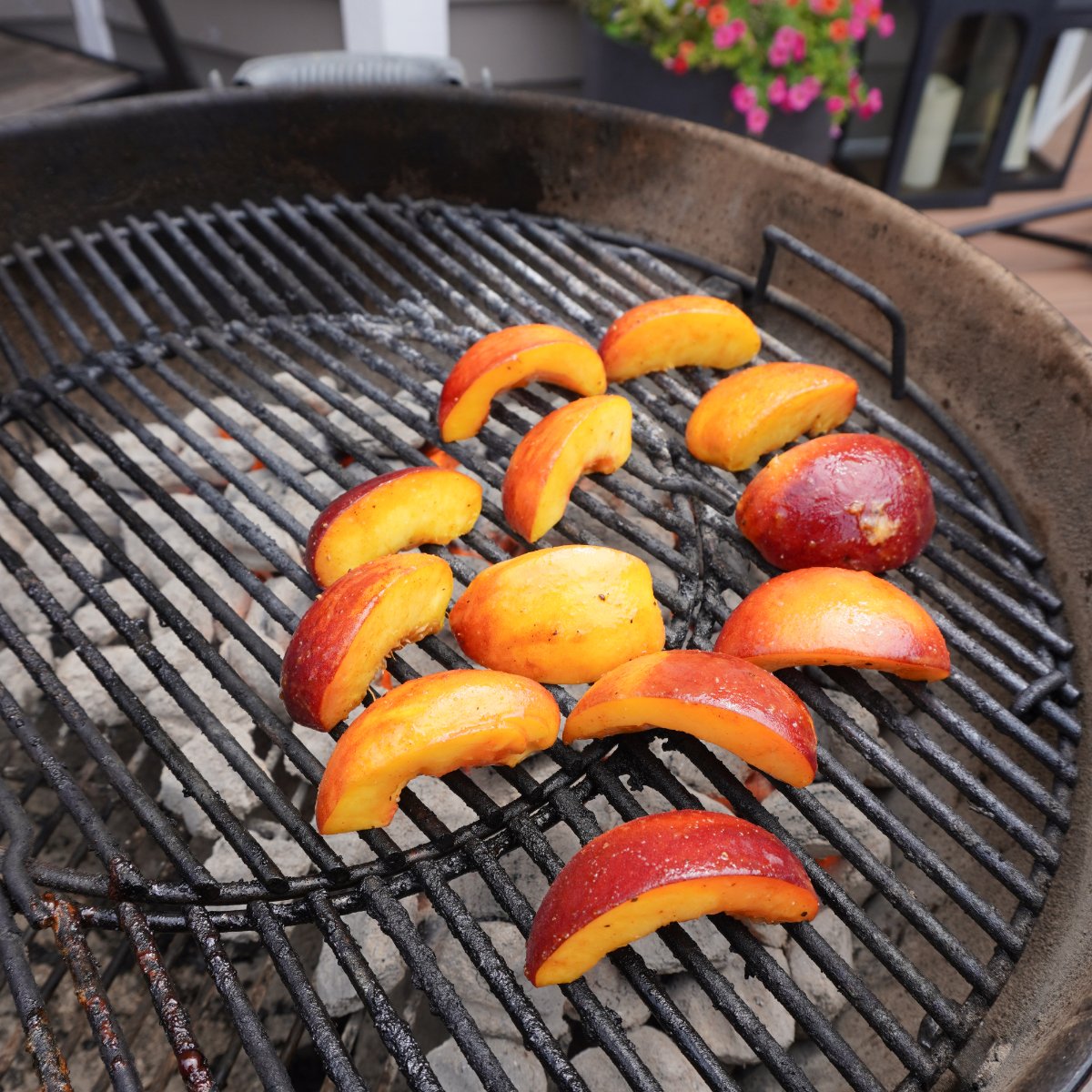 Peach and Bourbon Pork Chops