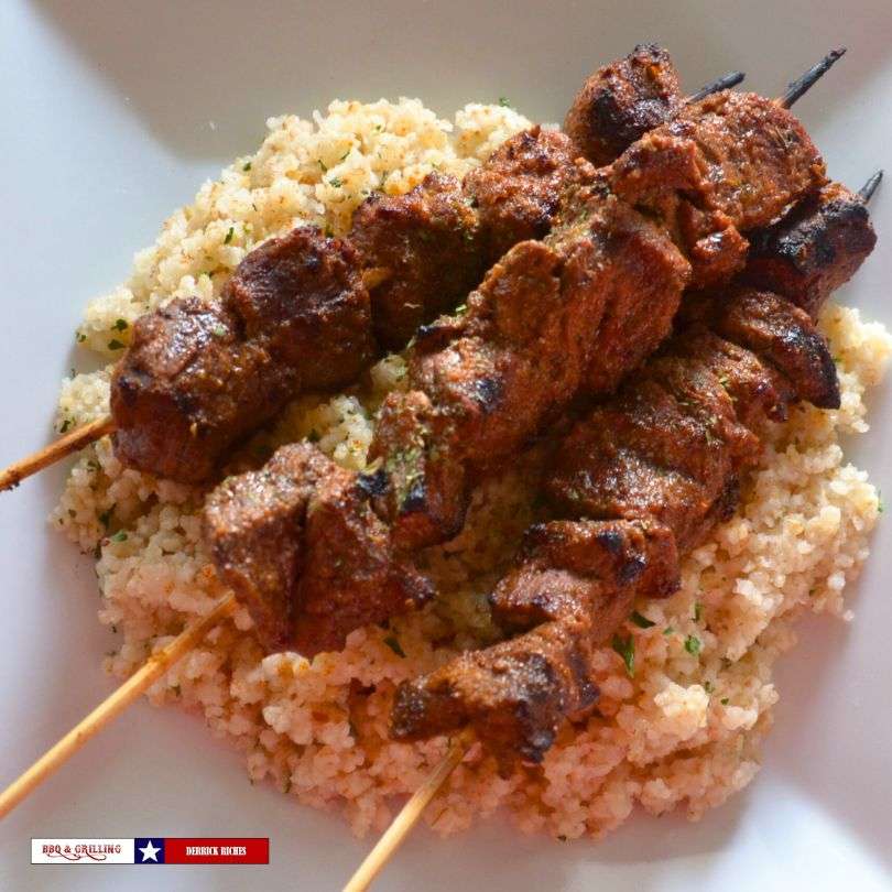 Moroccan Spiced Beef Skewers