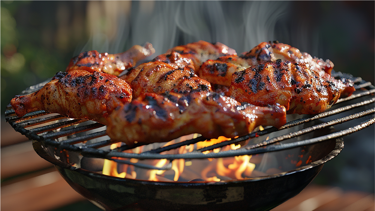 Grilling BBQ Char Siu