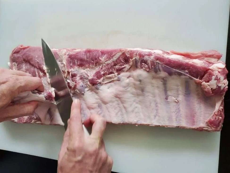 Removing riblets