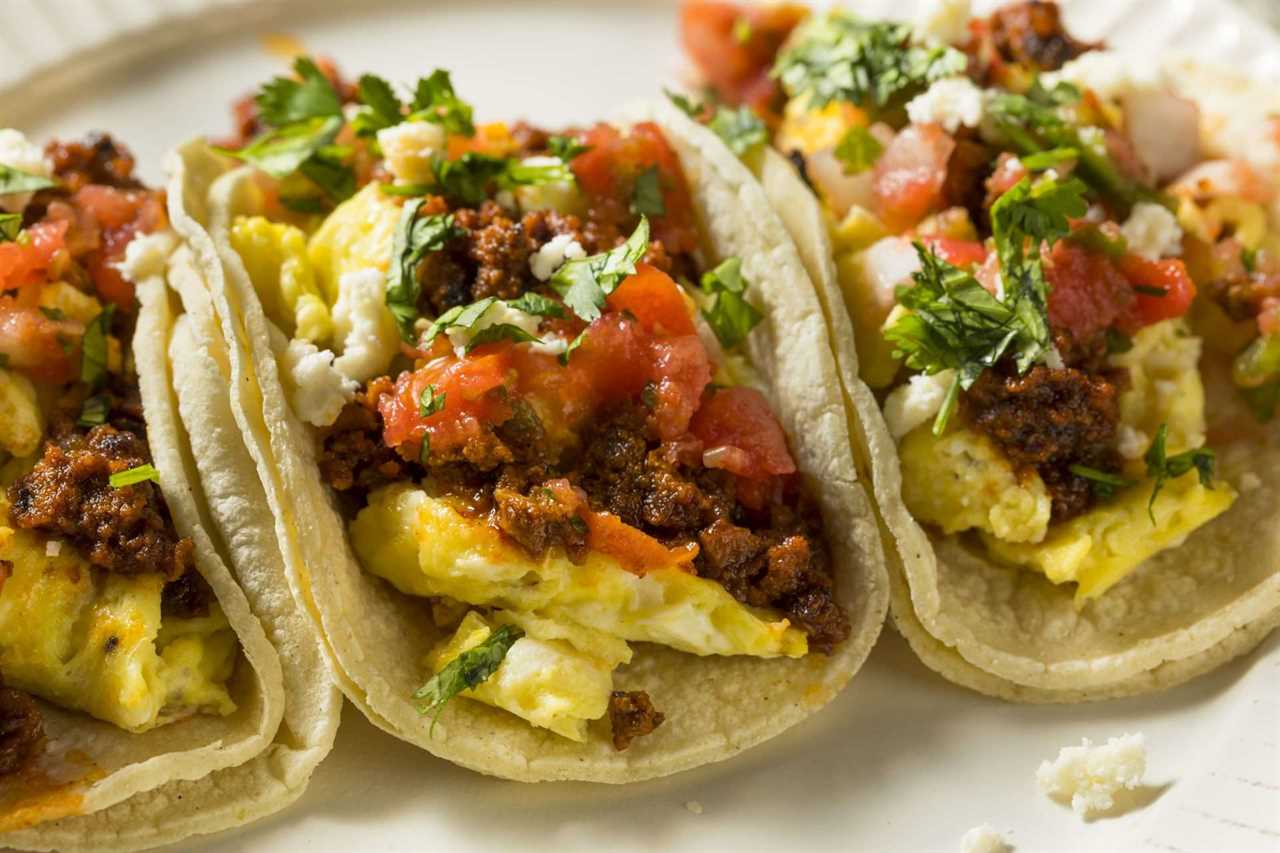 Blackstone breakfast tacos