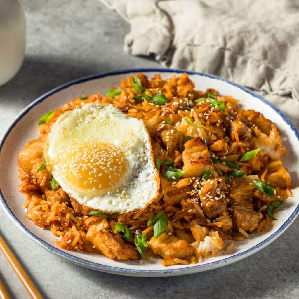 smoky pork belly fried rice