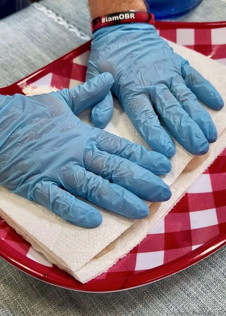 Drying Scallops