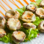 Grilled Seafood Scallops with Lemon and Herbs