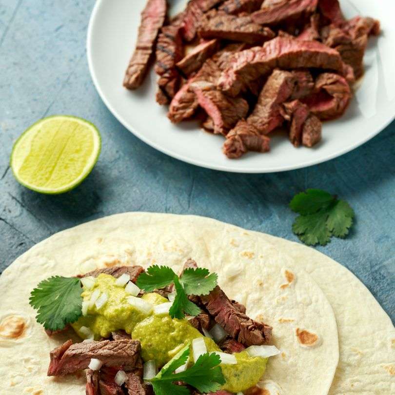 sliced-skirt-steak-tacos