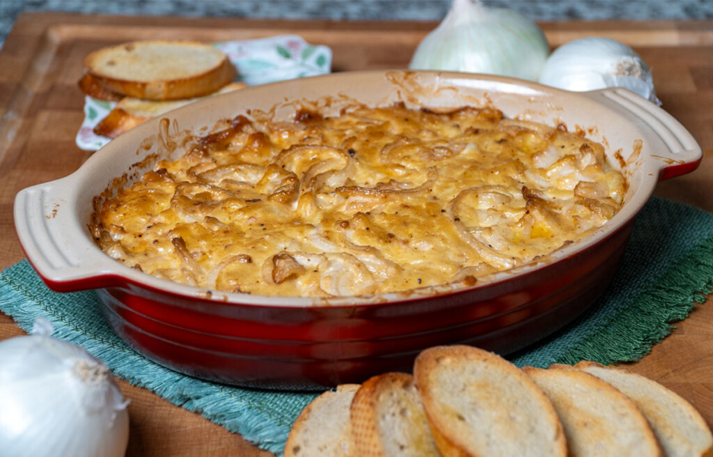 smoked hot onion dip