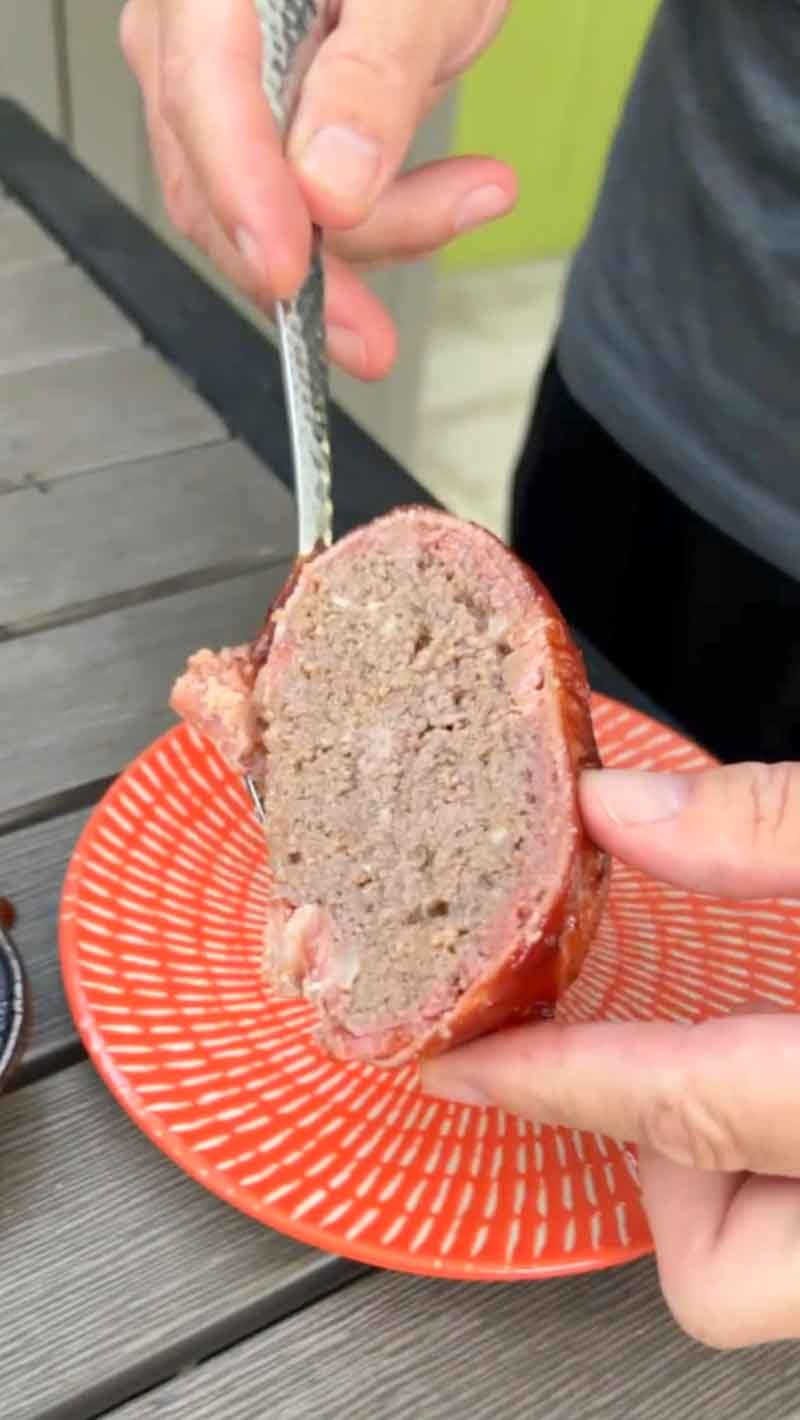 Big Green Egg Bacon Wrapped Meatloaf