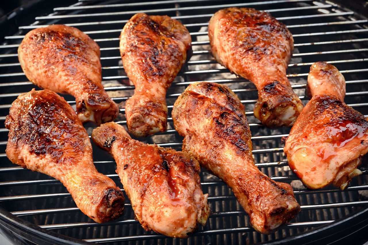 Grilling jerk chicken