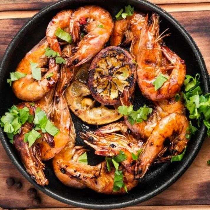 Cast-Iron Skillet Shrimp