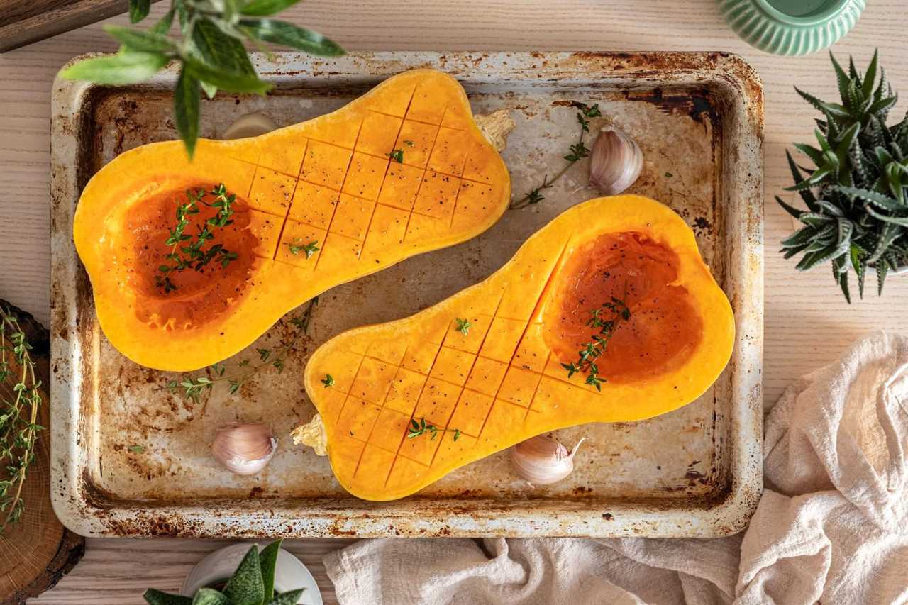 Raw butternut squash