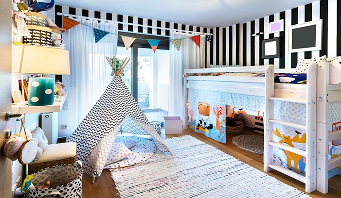 Kid fantasy bedroom