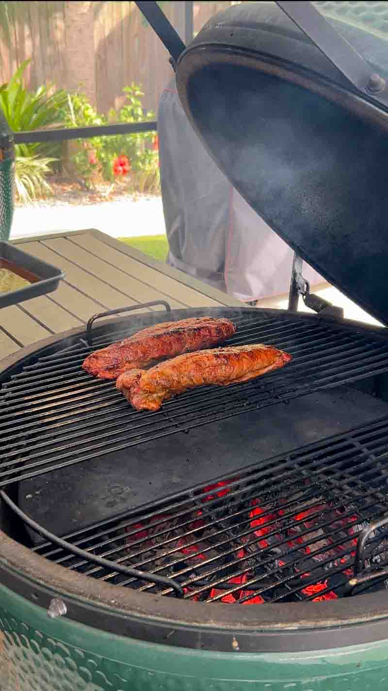 Big Green Egg Grilled Asian Pork Tenderloin