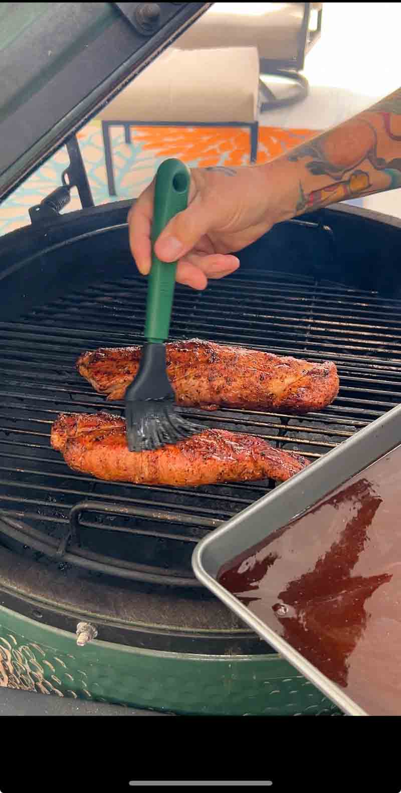 Big Green Egg Grilled Asian Pork Tenderloin