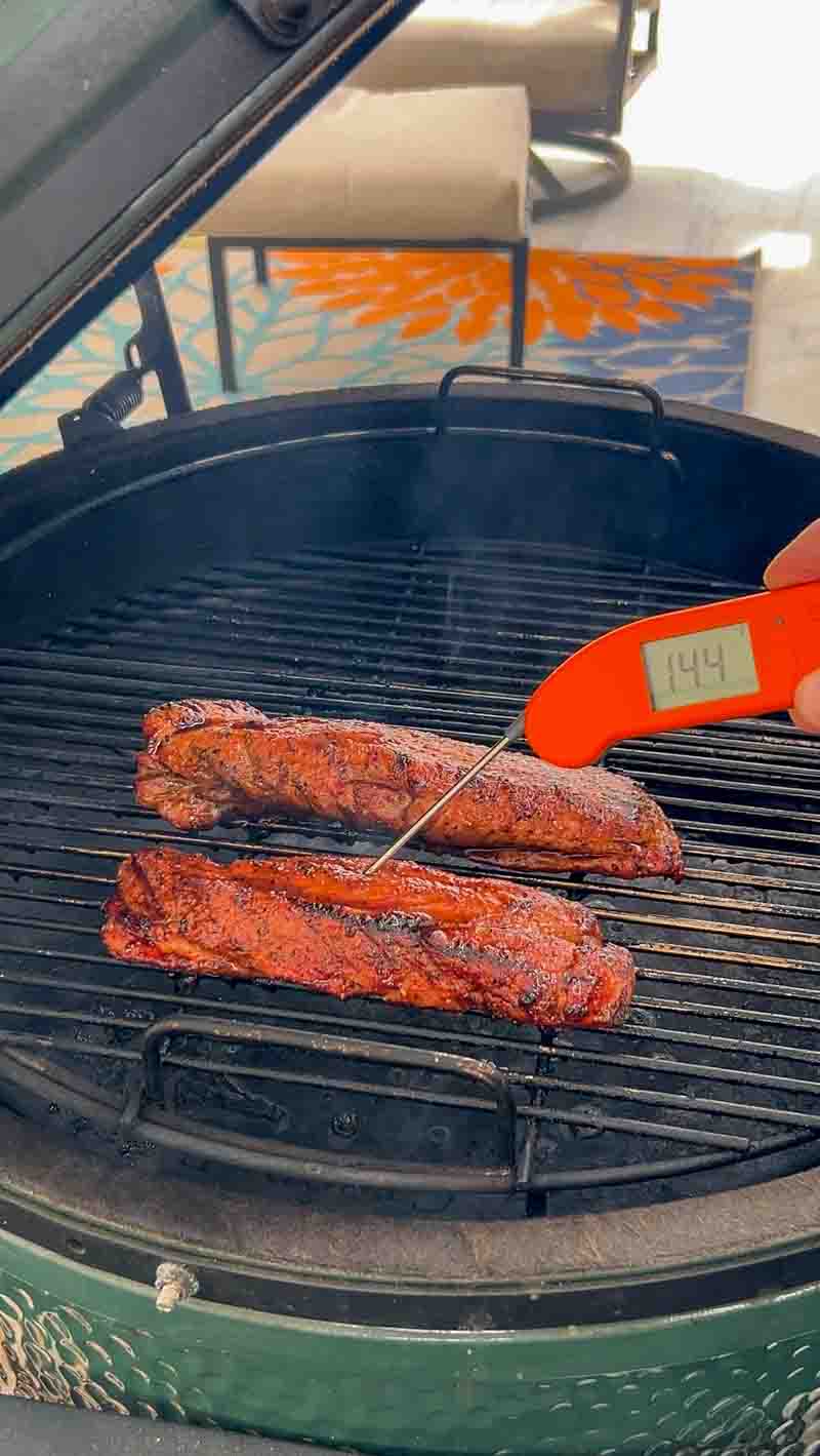 Big Green Egg Grilled Asian Pork Tenderloin