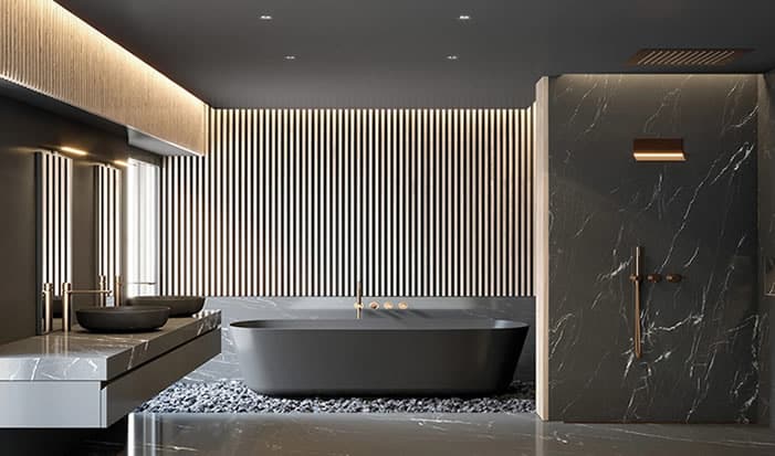 Modern bathroom style