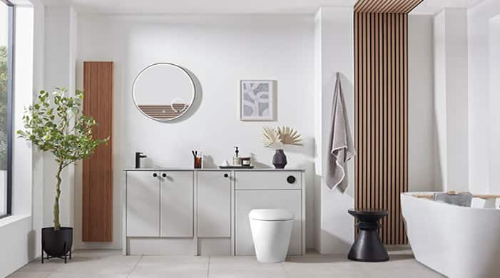 Scandinavian bathroom style