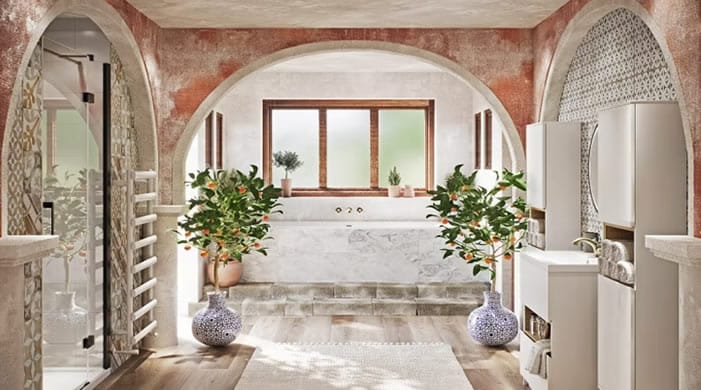 Mediterranean bathroom style