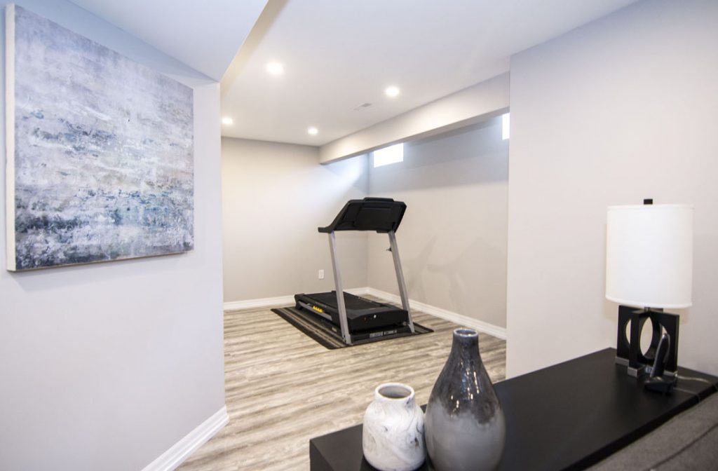 Gym-Treadmill-Basement-Renovation-Mississauga-On