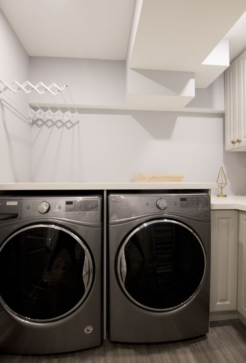 Finished-Basement-Laundry-Room in Thornhill