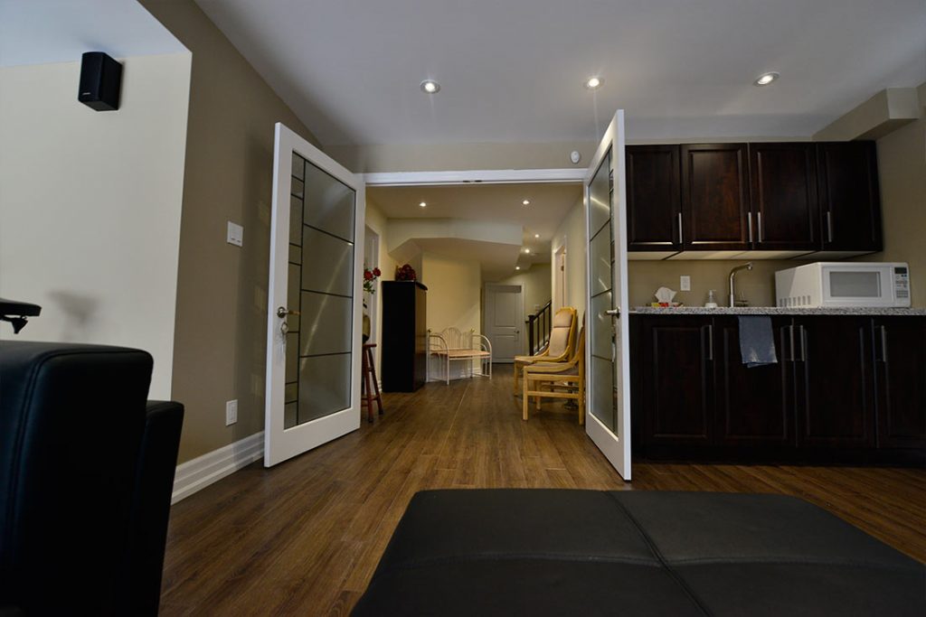 Renovated basement unit in Bradford