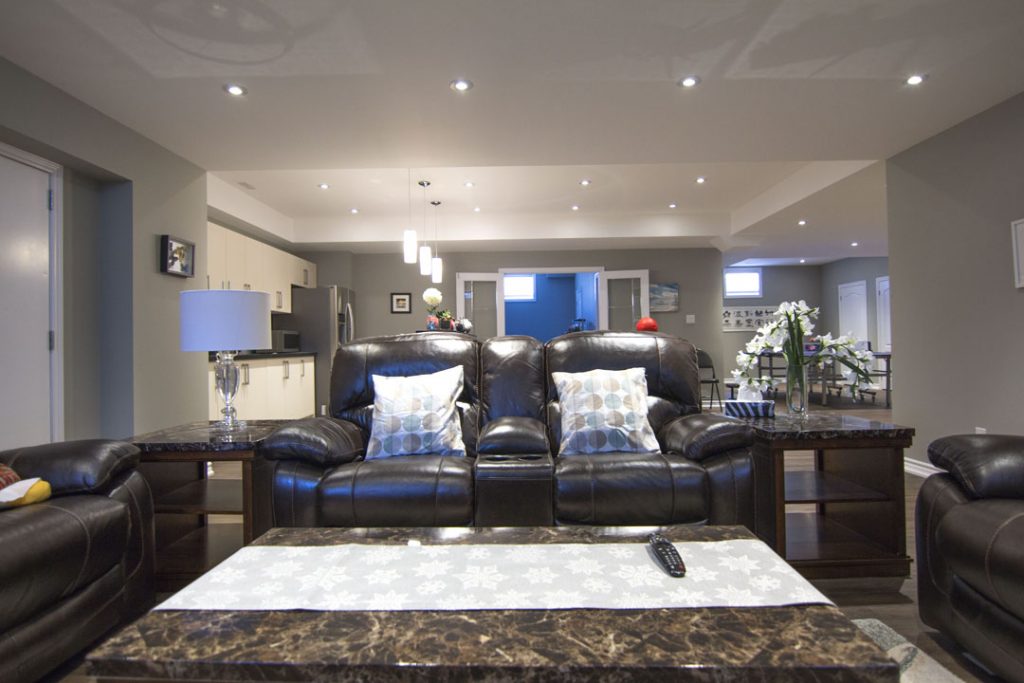 Modern Basement Design Pickering