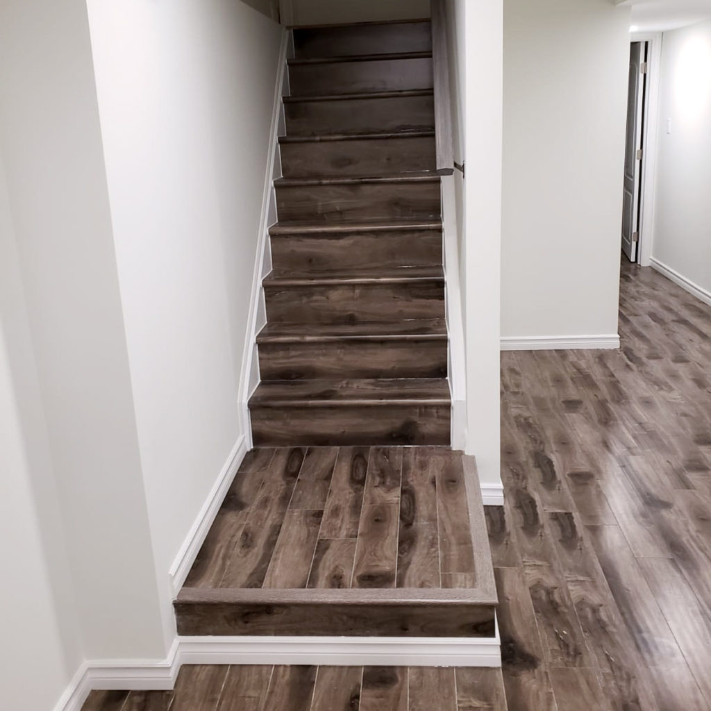 Basement Stairs Renovation East Gwillimbury