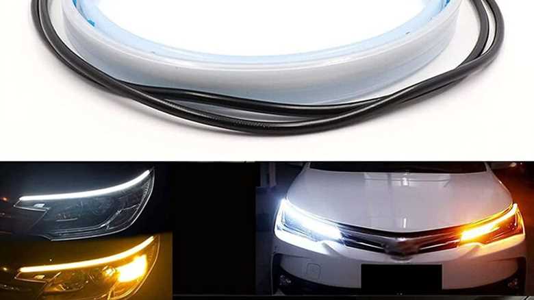 DRL Turn Signal Strip Lights