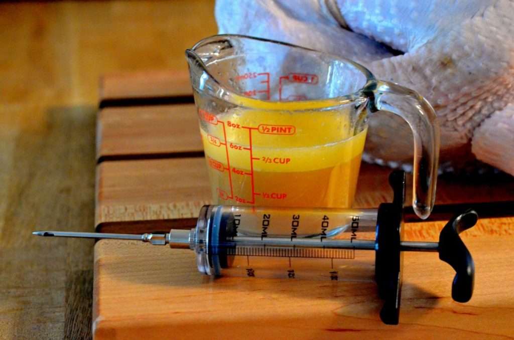 Turkey Injection Marinade with syringe