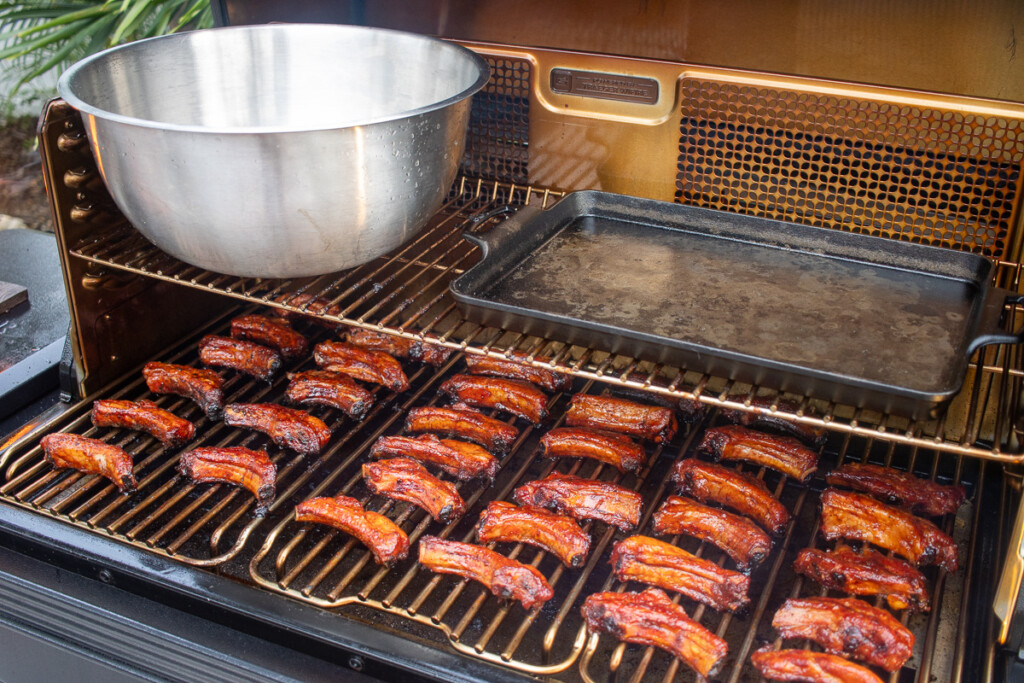 party ribs on the grill